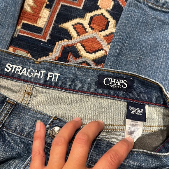Chaps Straight Fit Denim Jeans Mens 34/34 (1311-31) - Picture 4 of 8